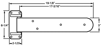 Commercial Refrigerator Hinge