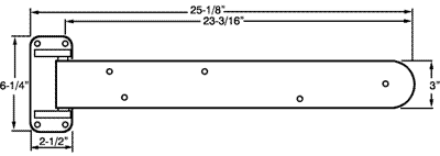 Commercial Refrigerator Hinge