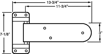 Commercial Refrigerator Hinge