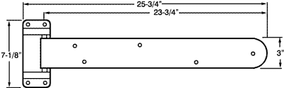 Commercial Refrigerator Hinge