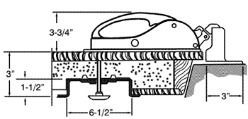 Commercial Refrigerator Hinge